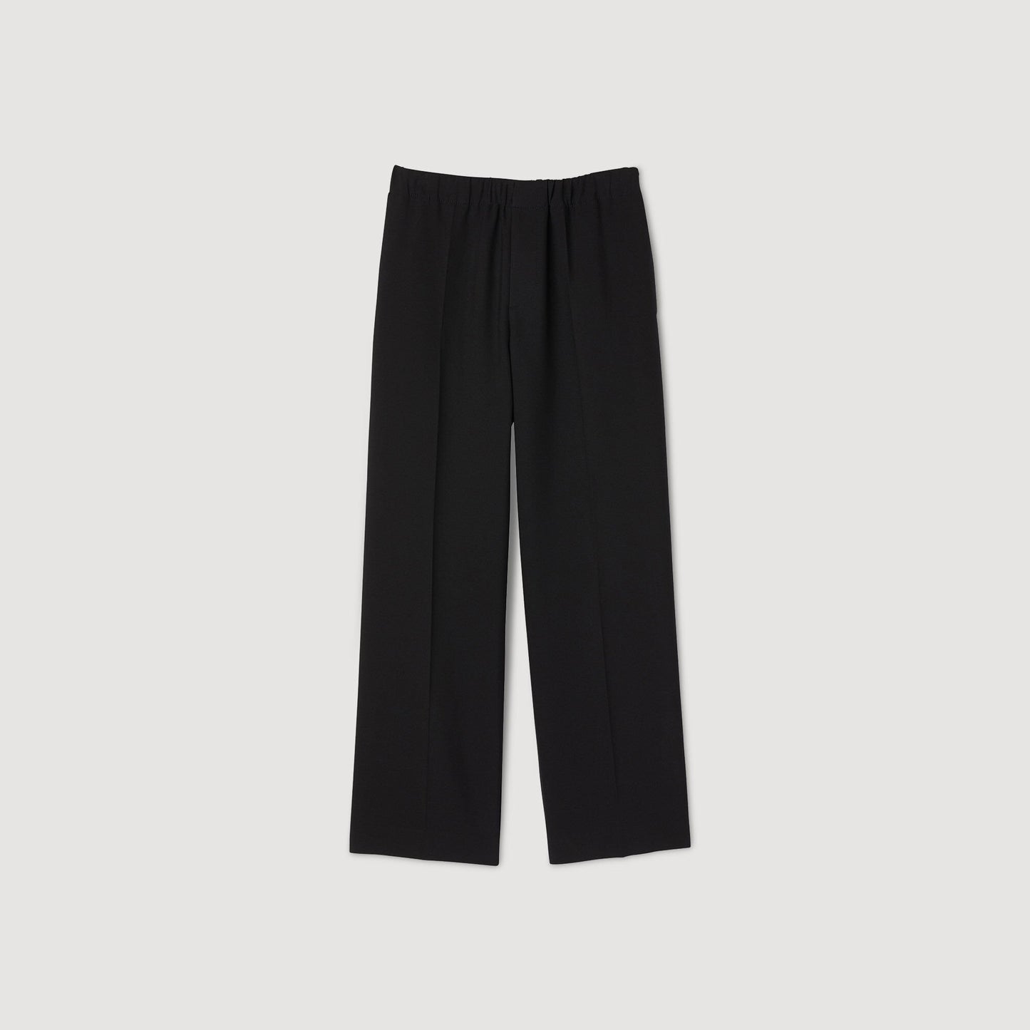 Sandro Wide-leg trousers Black