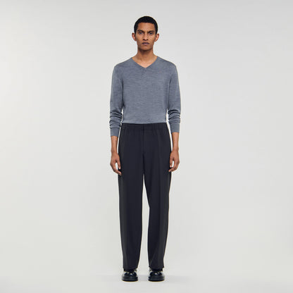 Sandro Wide-leg trousers Dark Grey