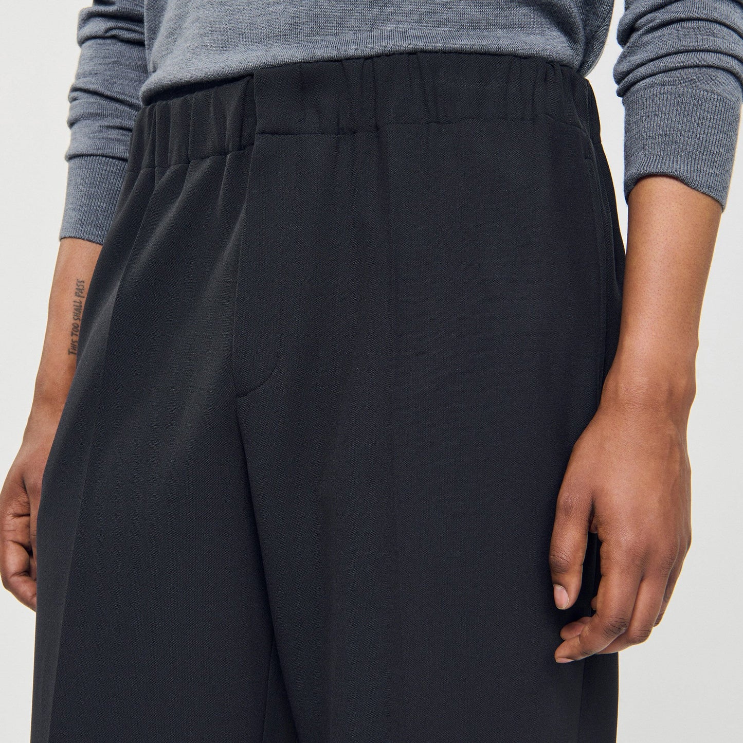 Sandro Wide-leg trousers Dark Grey