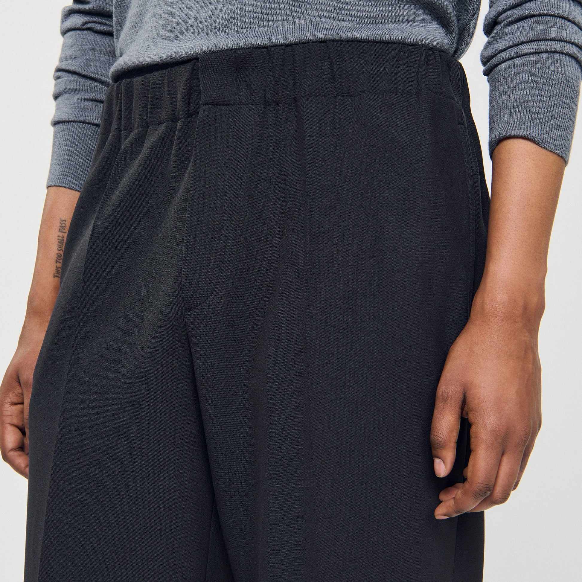Sandro Wide-leg trousers Dark Grey