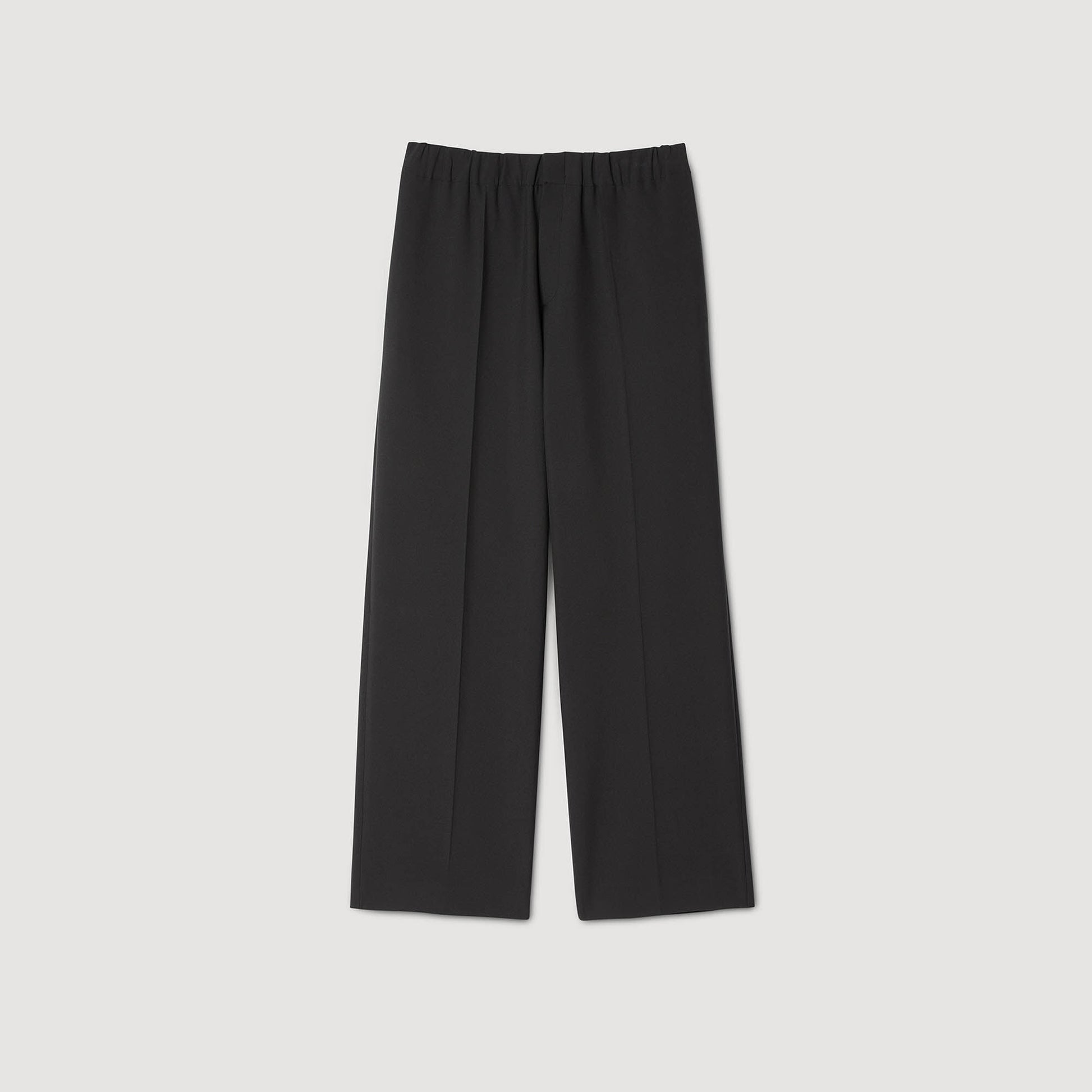 Sandro Wide-leg trousers Dark Grey