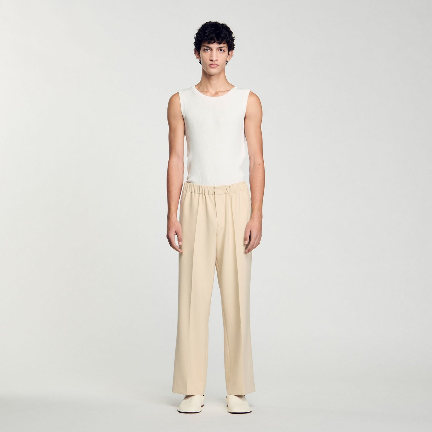 Sandro Wide-leg trousers Oats