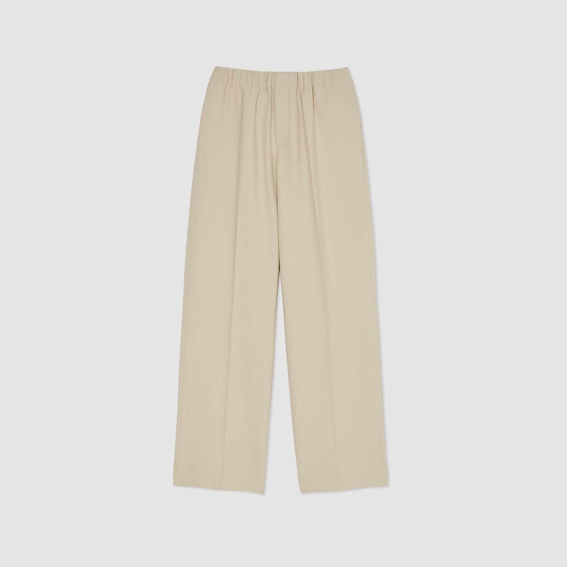 Sandro Wide-leg trousers Oats