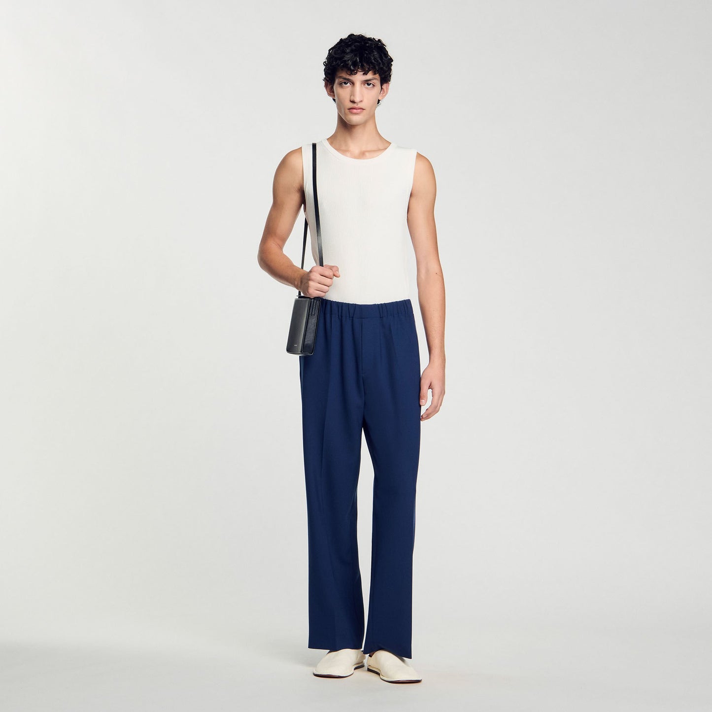 Sandro Wide-leg trousers Royal Blue