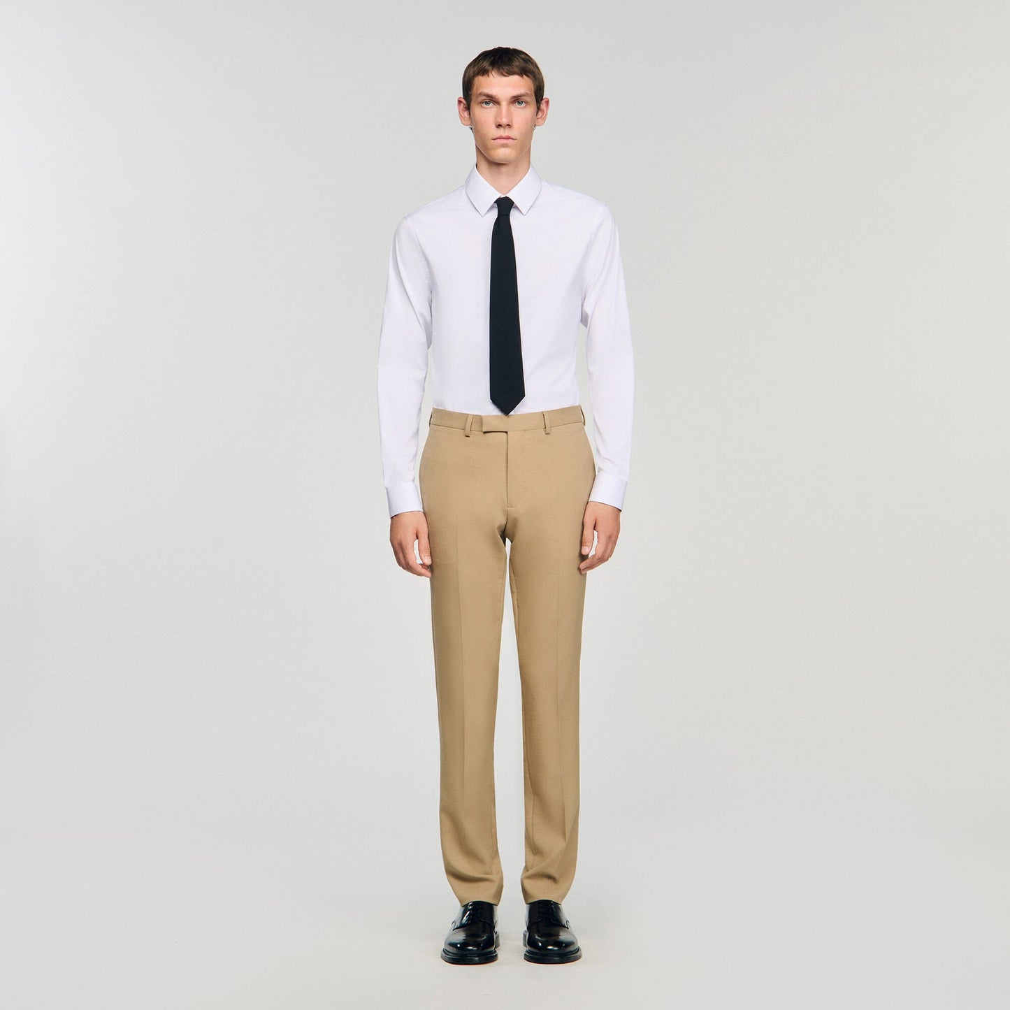 Sandro Wool suit trousers Beige