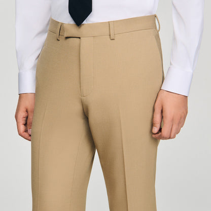 Sandro Wool suit trousers Beige