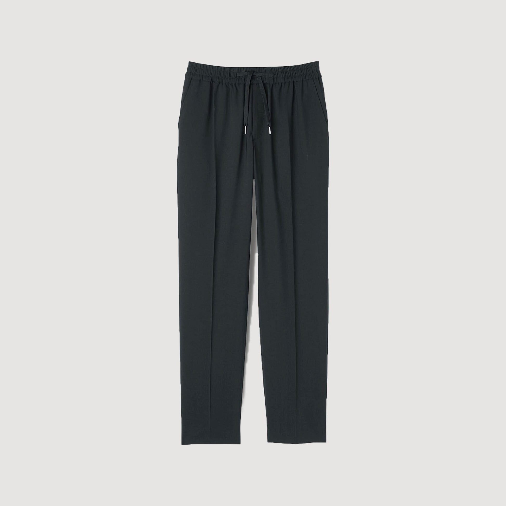 Sandro Elasticated straight-leg trousers Fonte