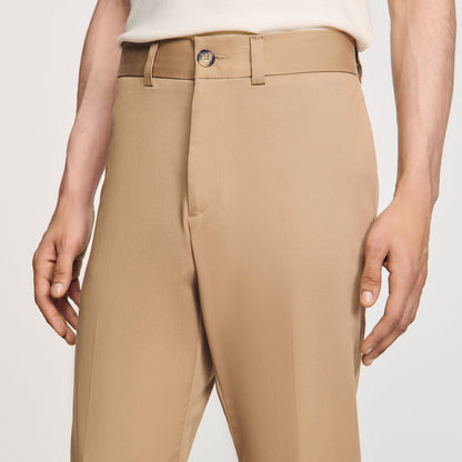 Sandro Straight-leg chinos Nut