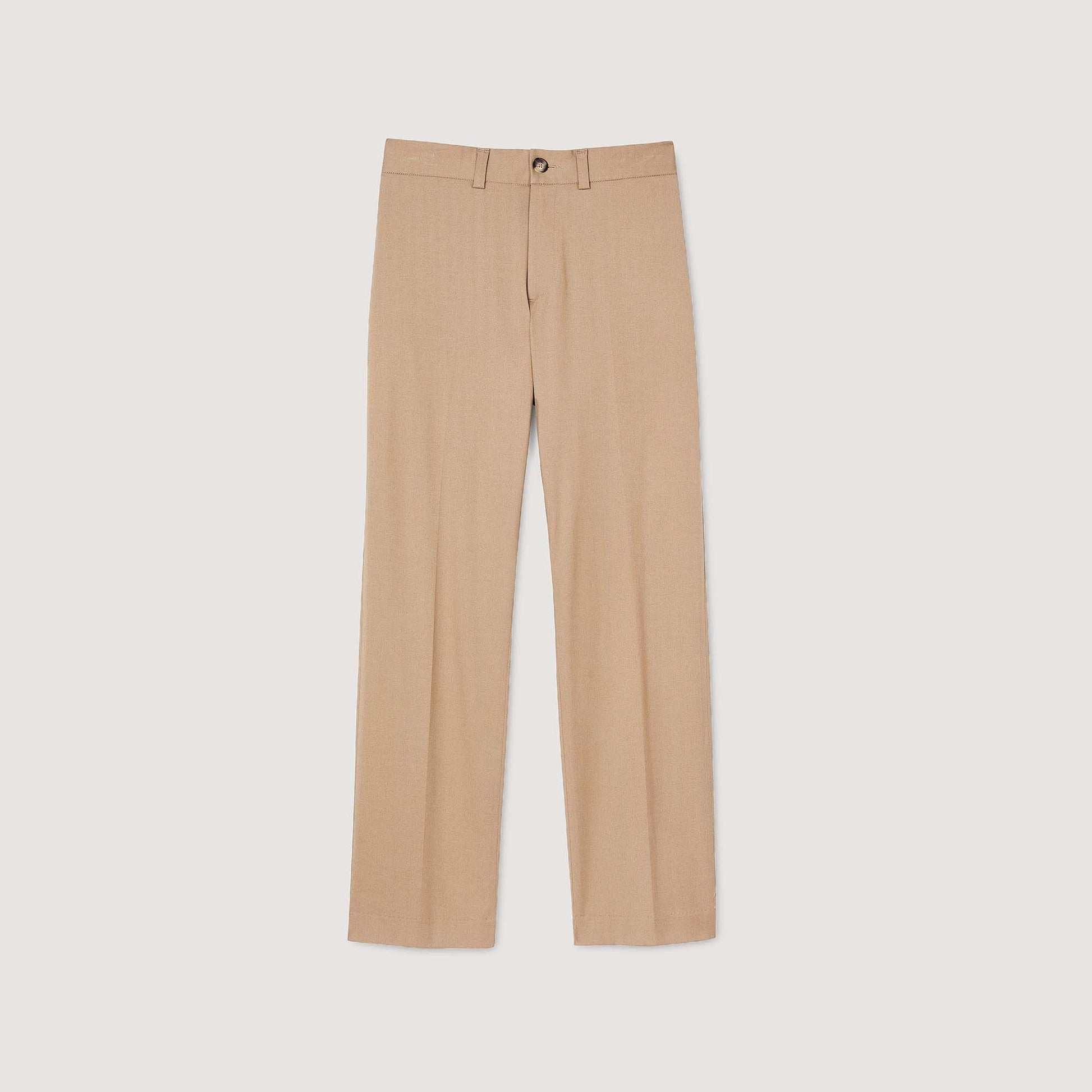 Sandro Straight-leg chinos Nut