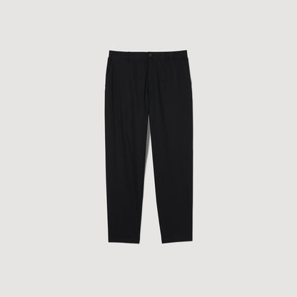 Sandro Cotton carrot-cut trousers Black