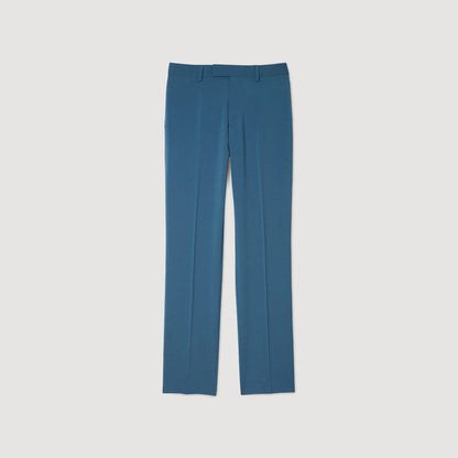 Sandro Wool suit trousers Thunderstorm Blue