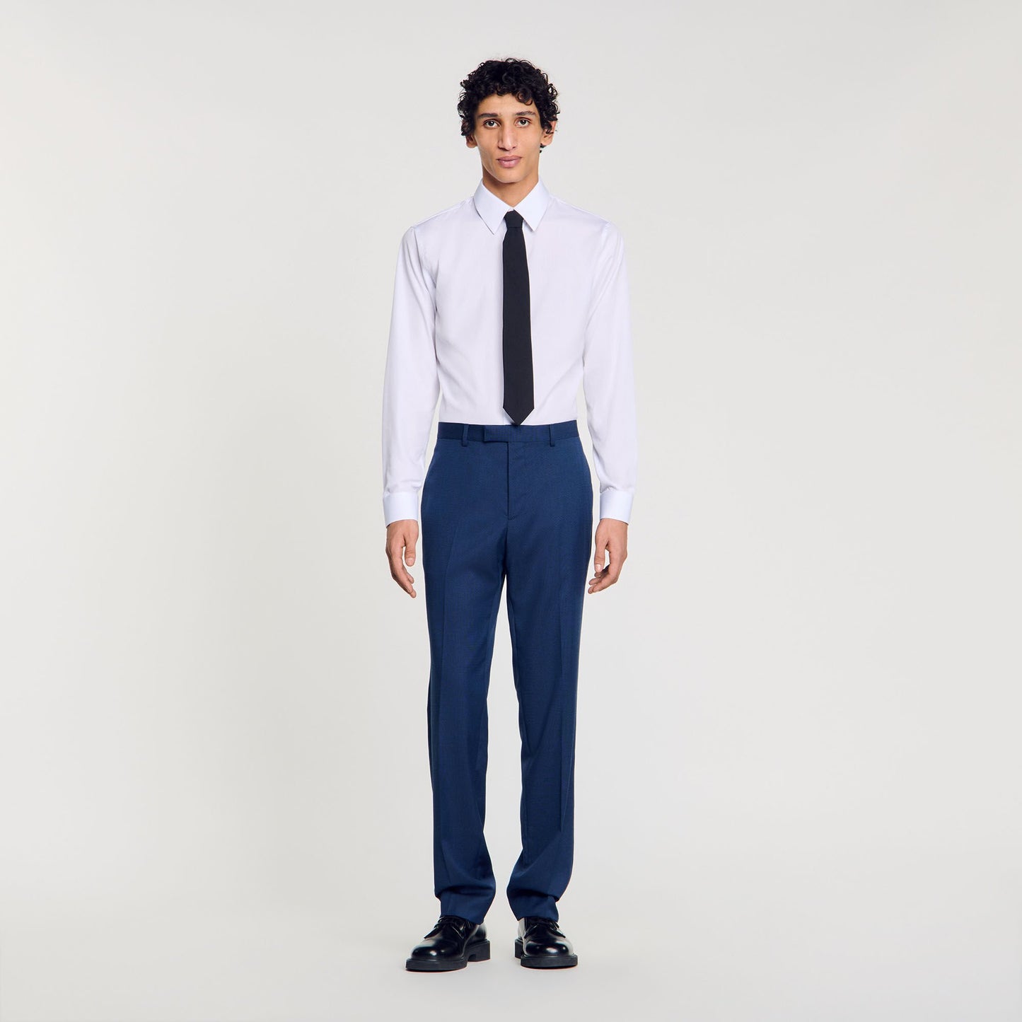 Sandro Wool suit trousers Royal Blue
