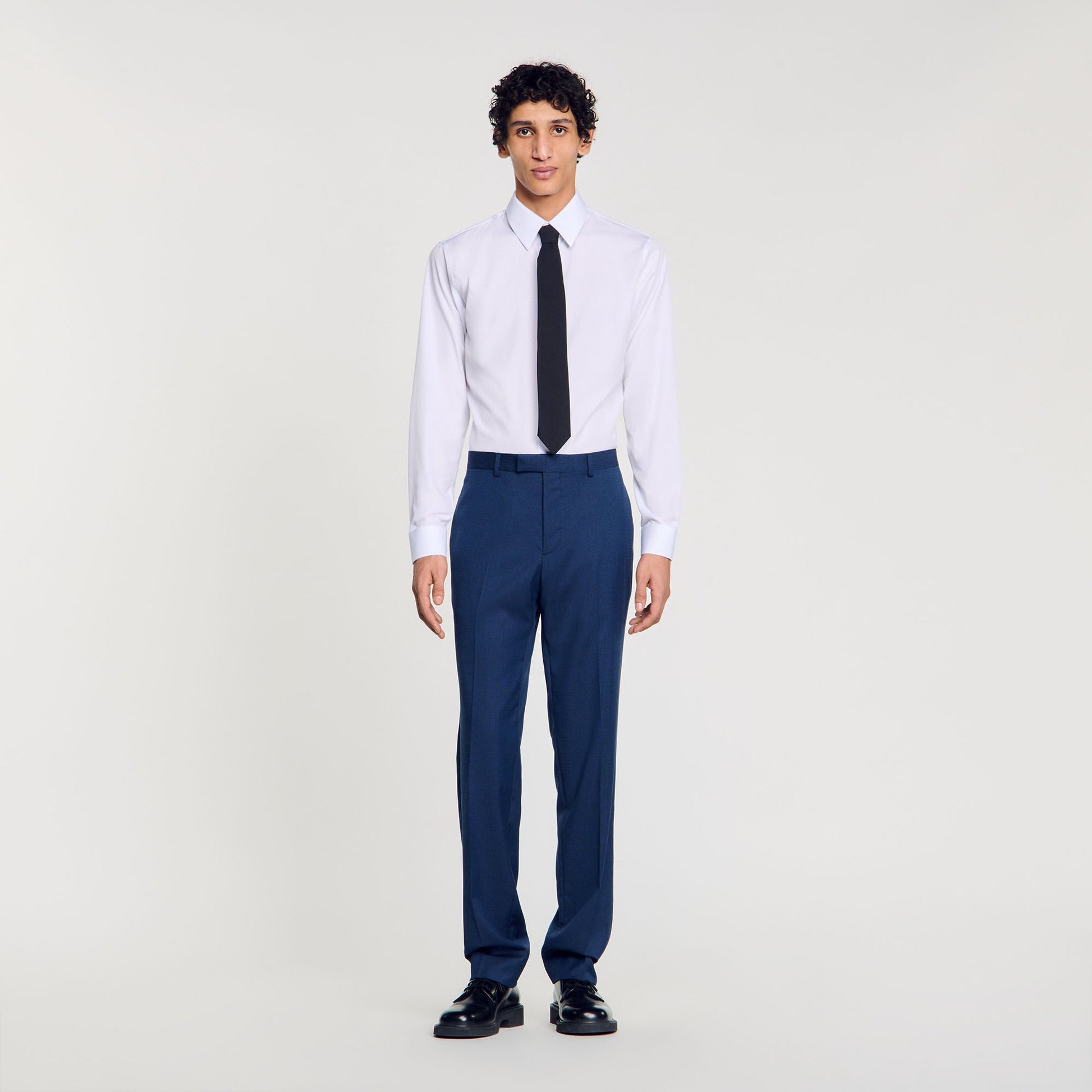 Sandro Wool suit trousers Royal Blue