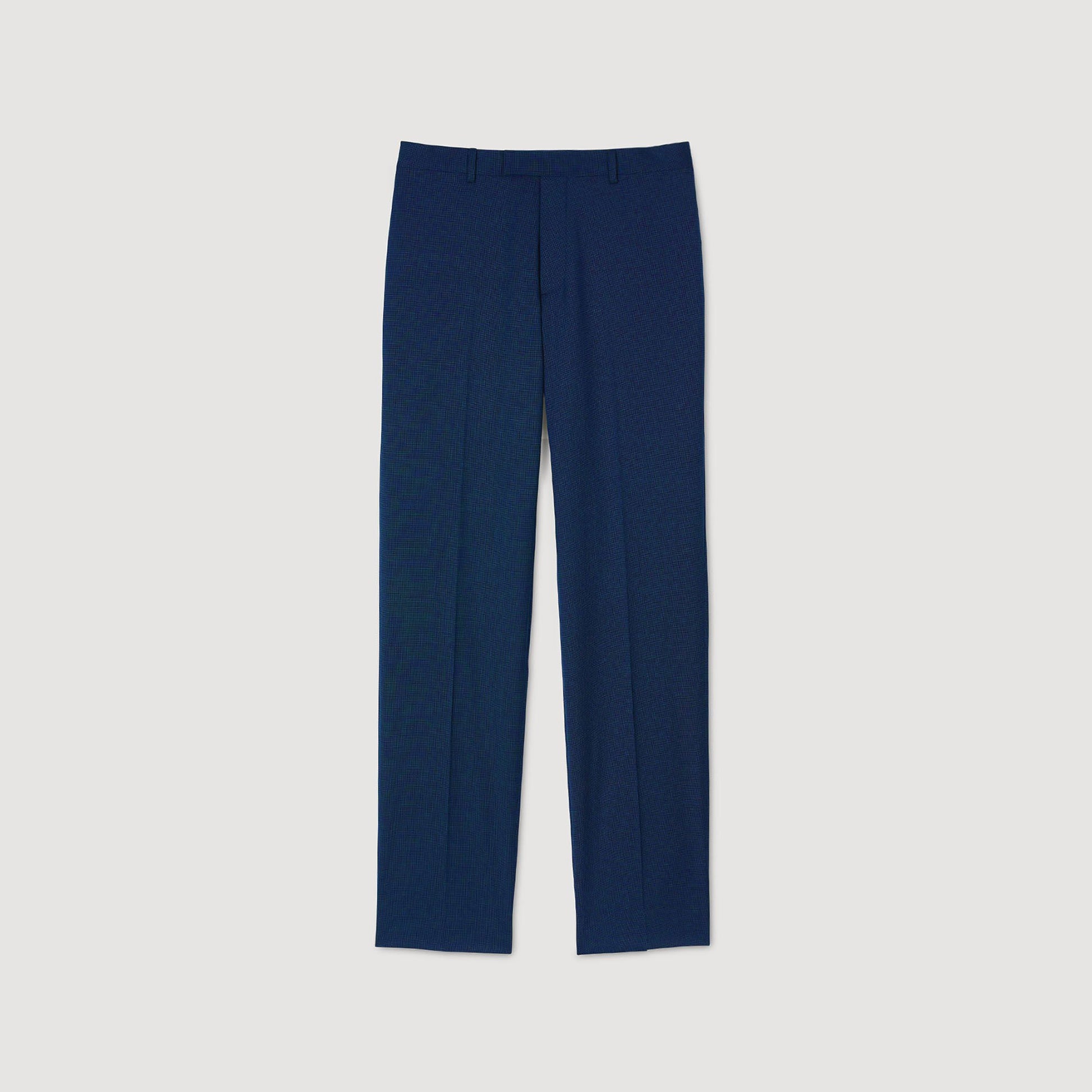 Sandro Wool suit trousers Royal Blue