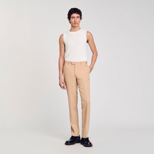 Sandro Suit trousers Nut