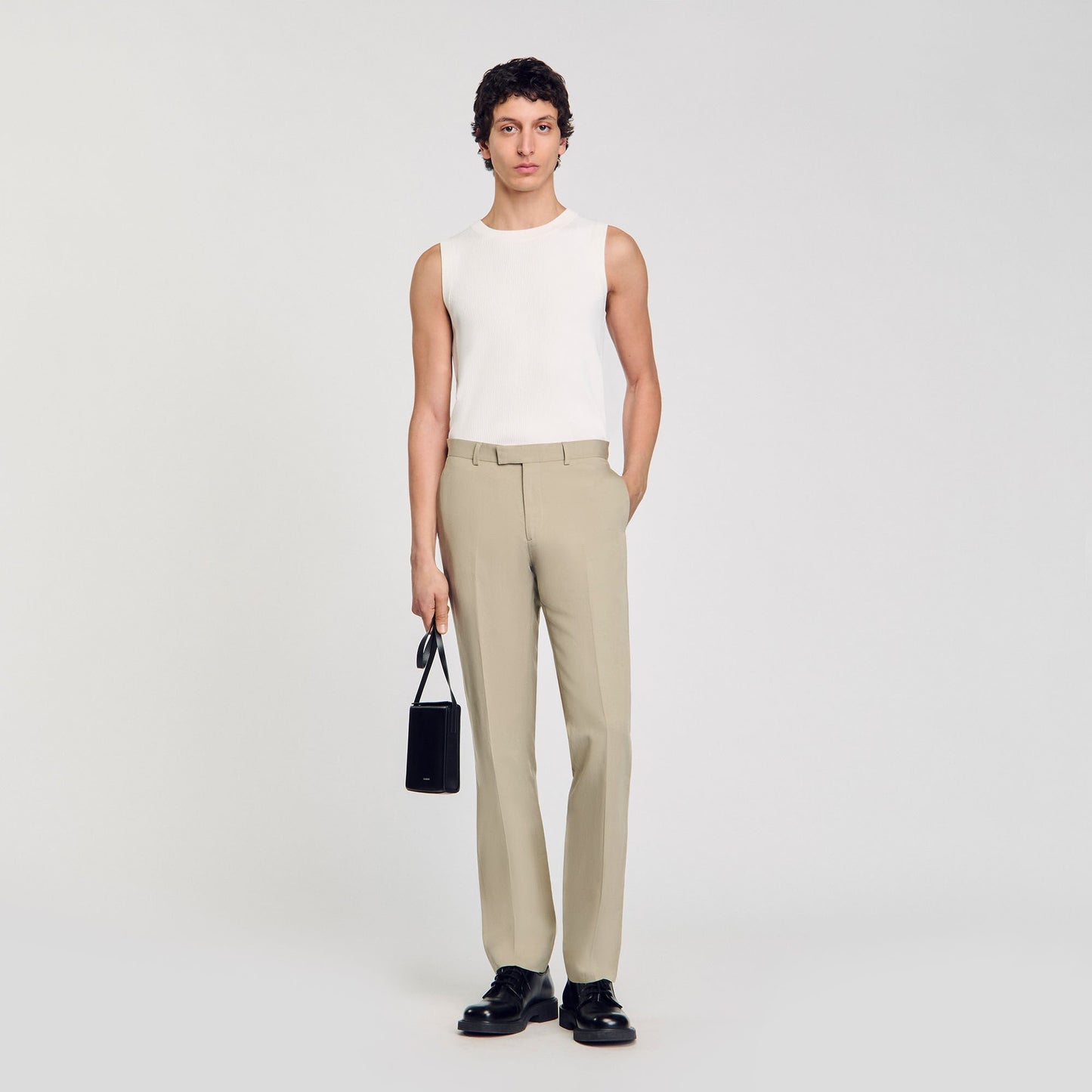 Sandro Suit trousers Light Kaki.