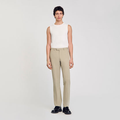 Sandro Suit trousers Light Kaki.
