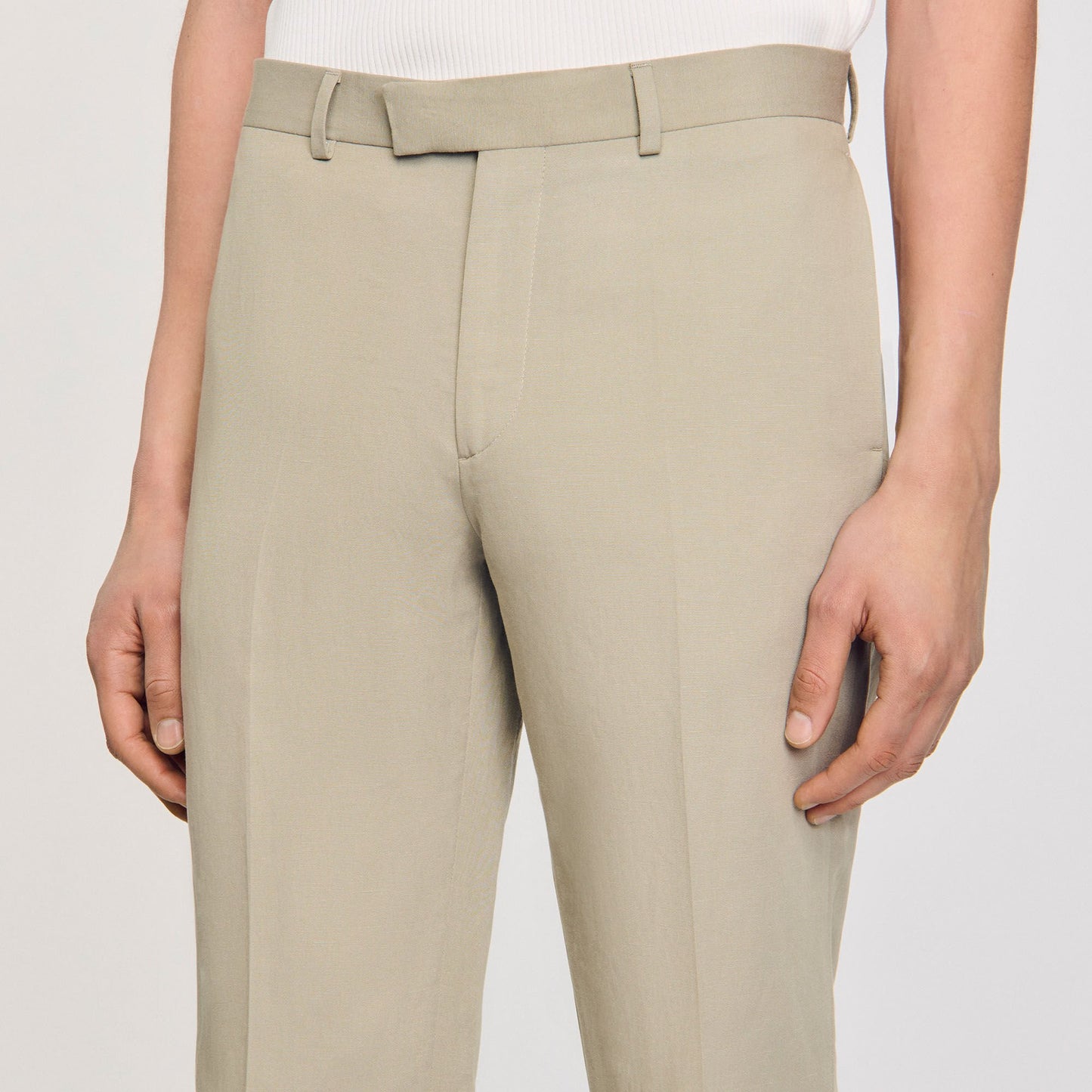 Sandro Suit trousers Light Kaki.