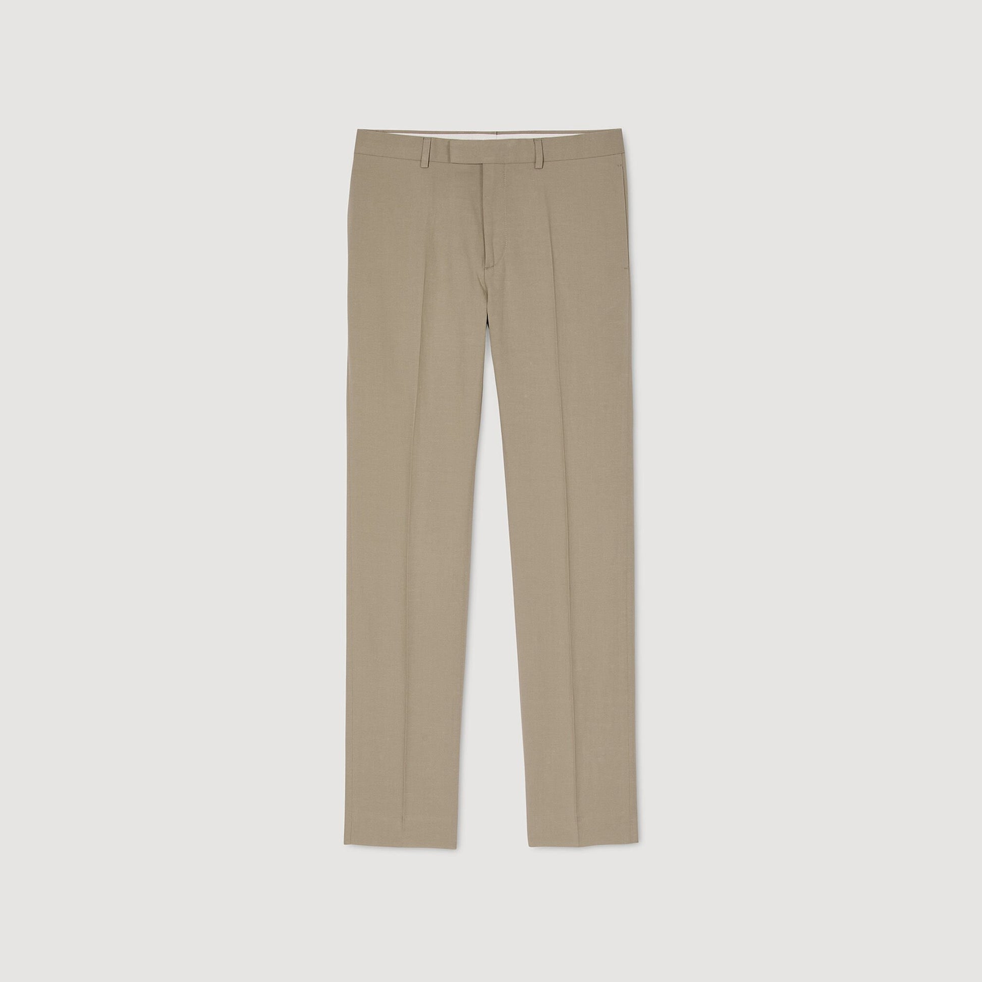 Sandro Suit trousers Light Kaki.