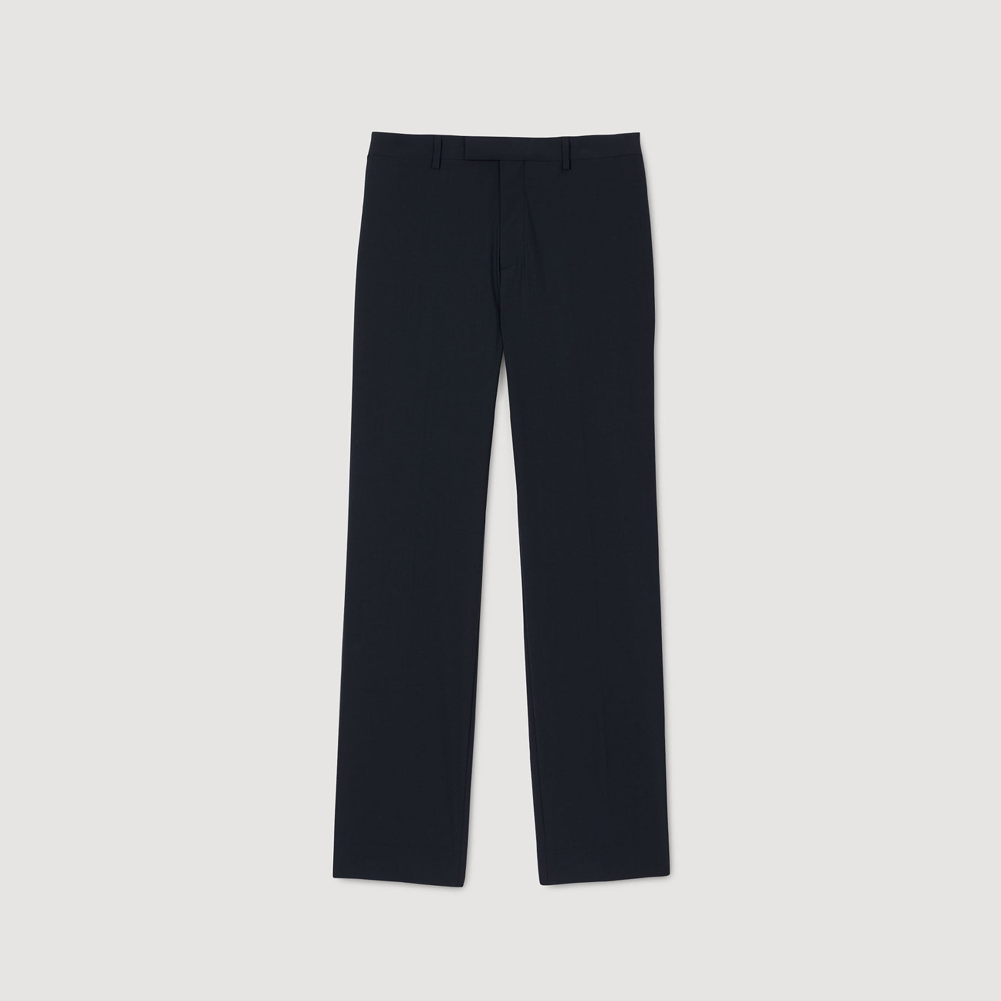 Sandro Wool suit trousers Navy Blue