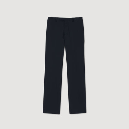 Sandro Wool suit trousers Navy Blue