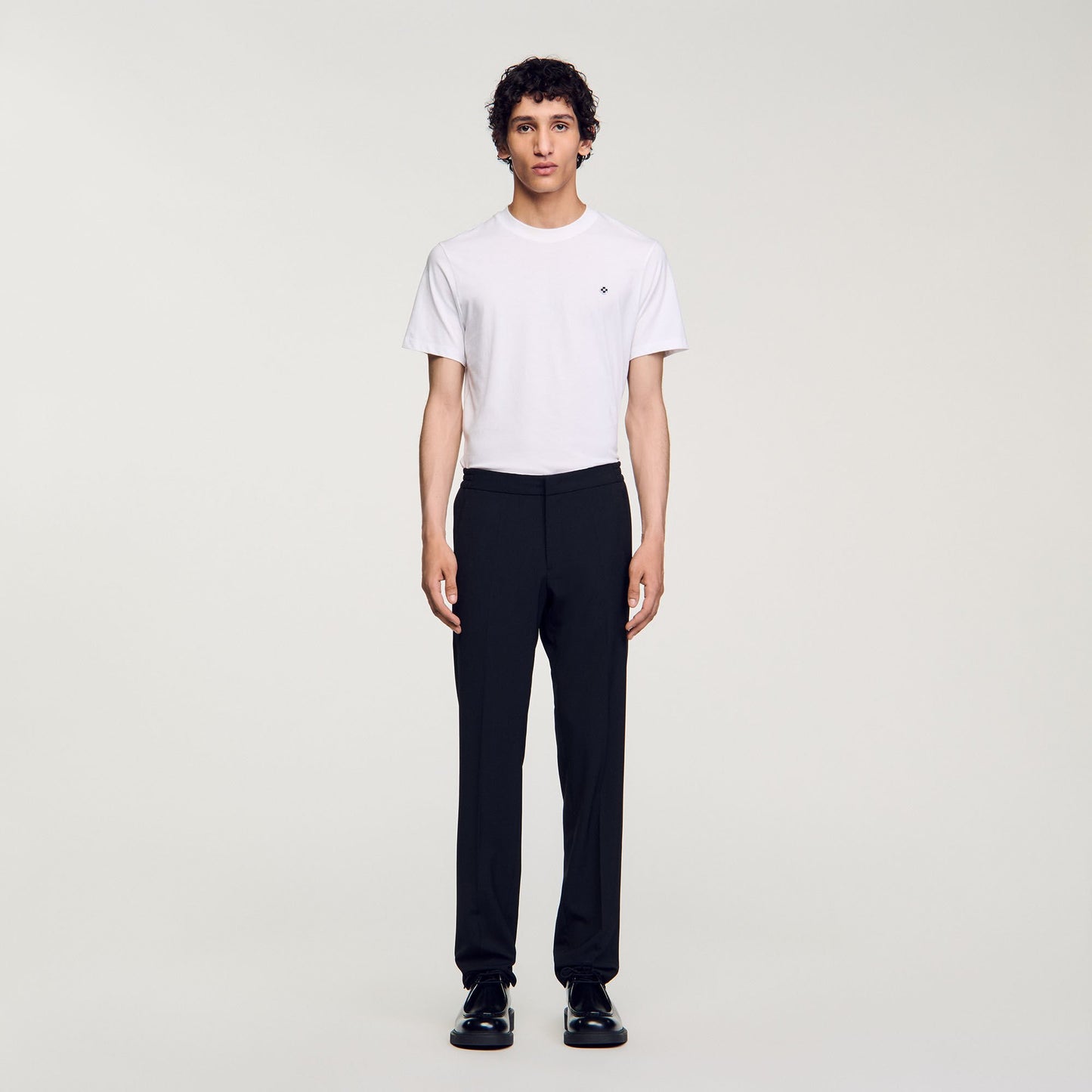Sandro Straight-leg trousers Black