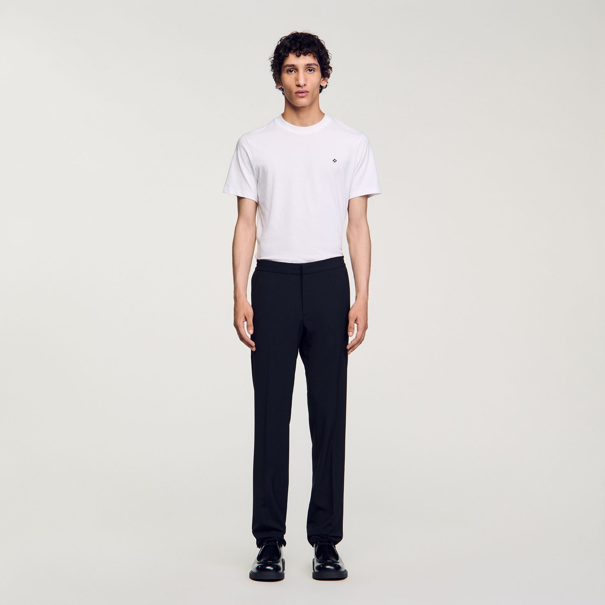 Sandro Straight-leg trousers Black