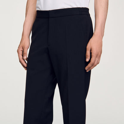 Sandro Straight-leg trousers Black