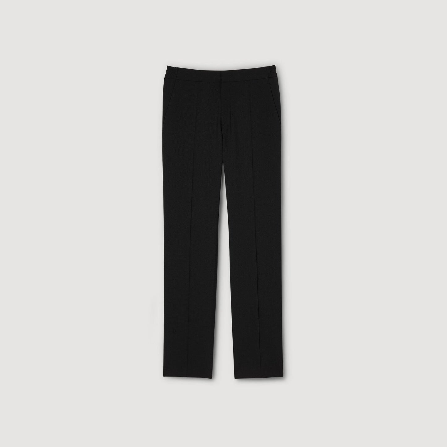 Sandro Straight-leg trousers Black