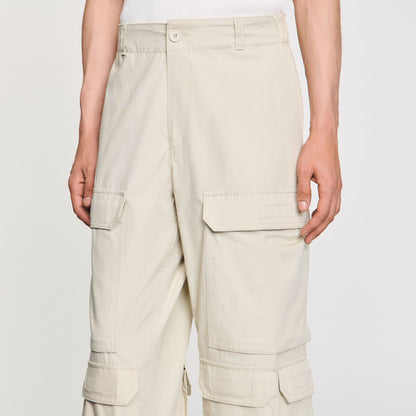 Sandro Cargo trousers Aluminum