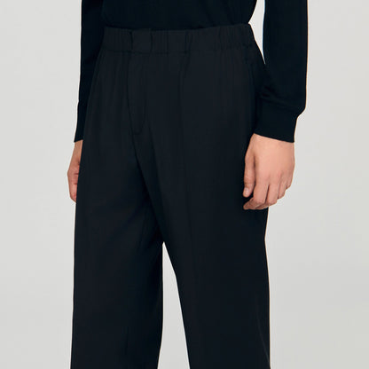 Sandro Wide-leg trousers Black