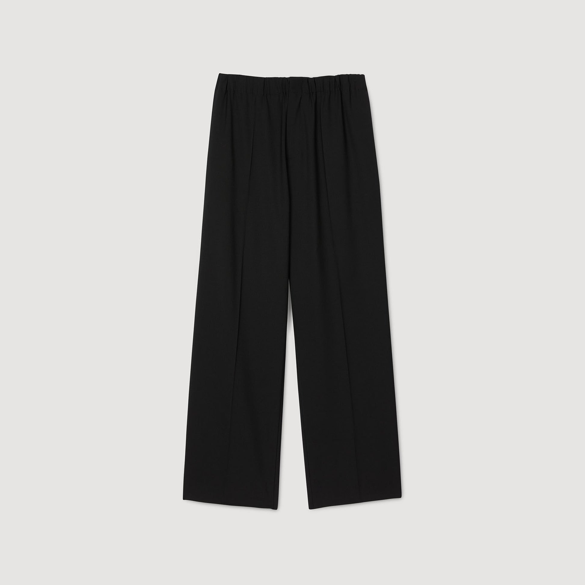 Sandro Wide-leg trousers Black