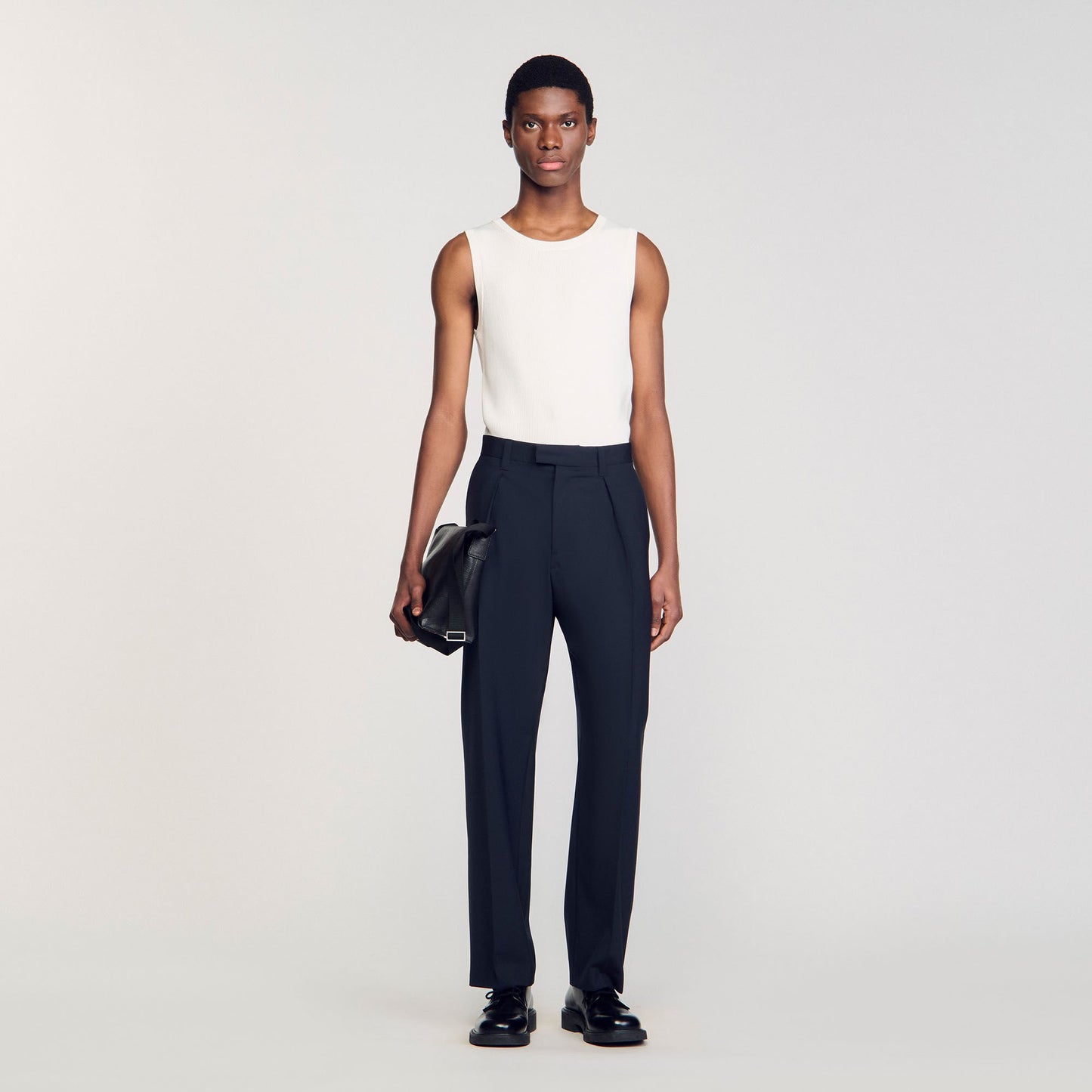 Sandro Suit trousers Navy Blue