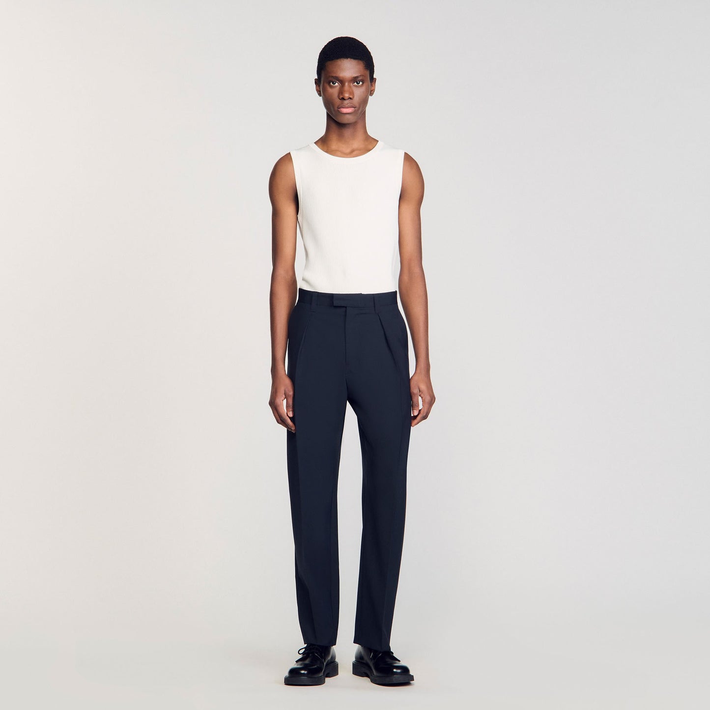 Sandro Suit trousers Navy Blue