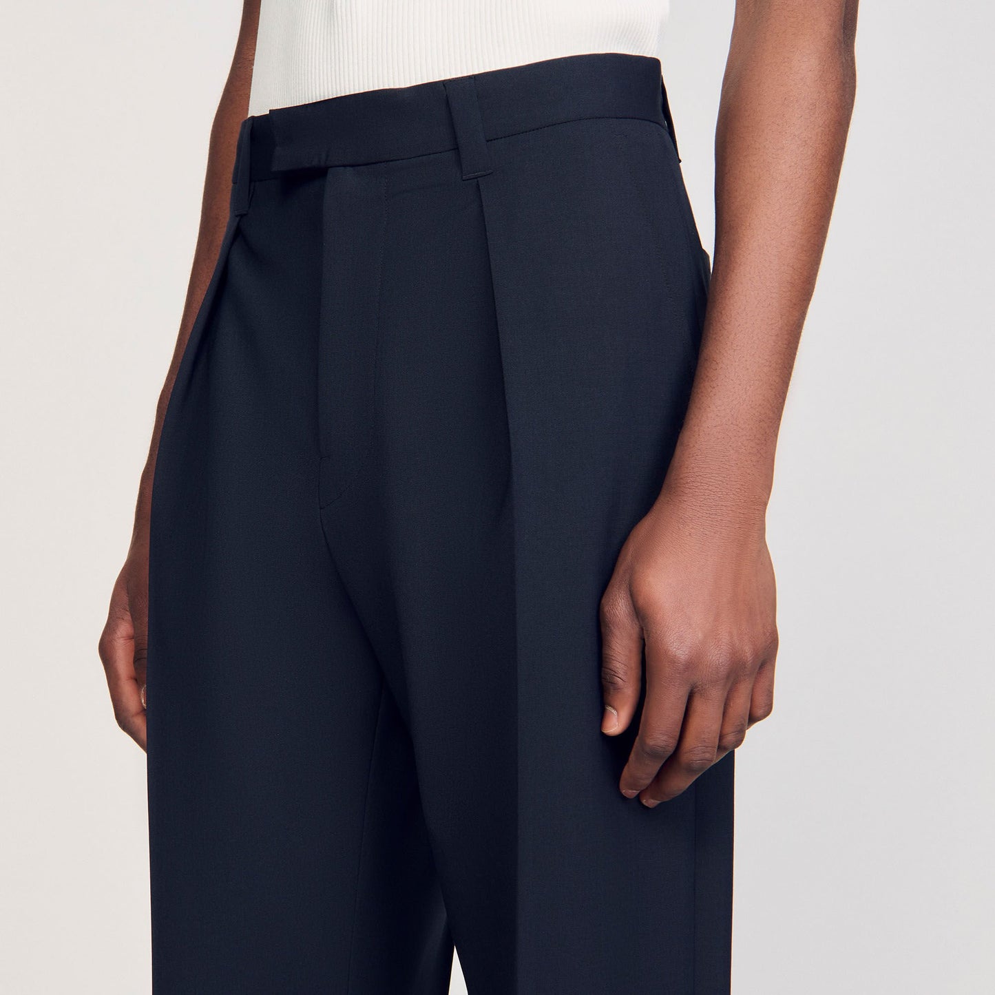 Sandro Suit trousers Navy Blue
