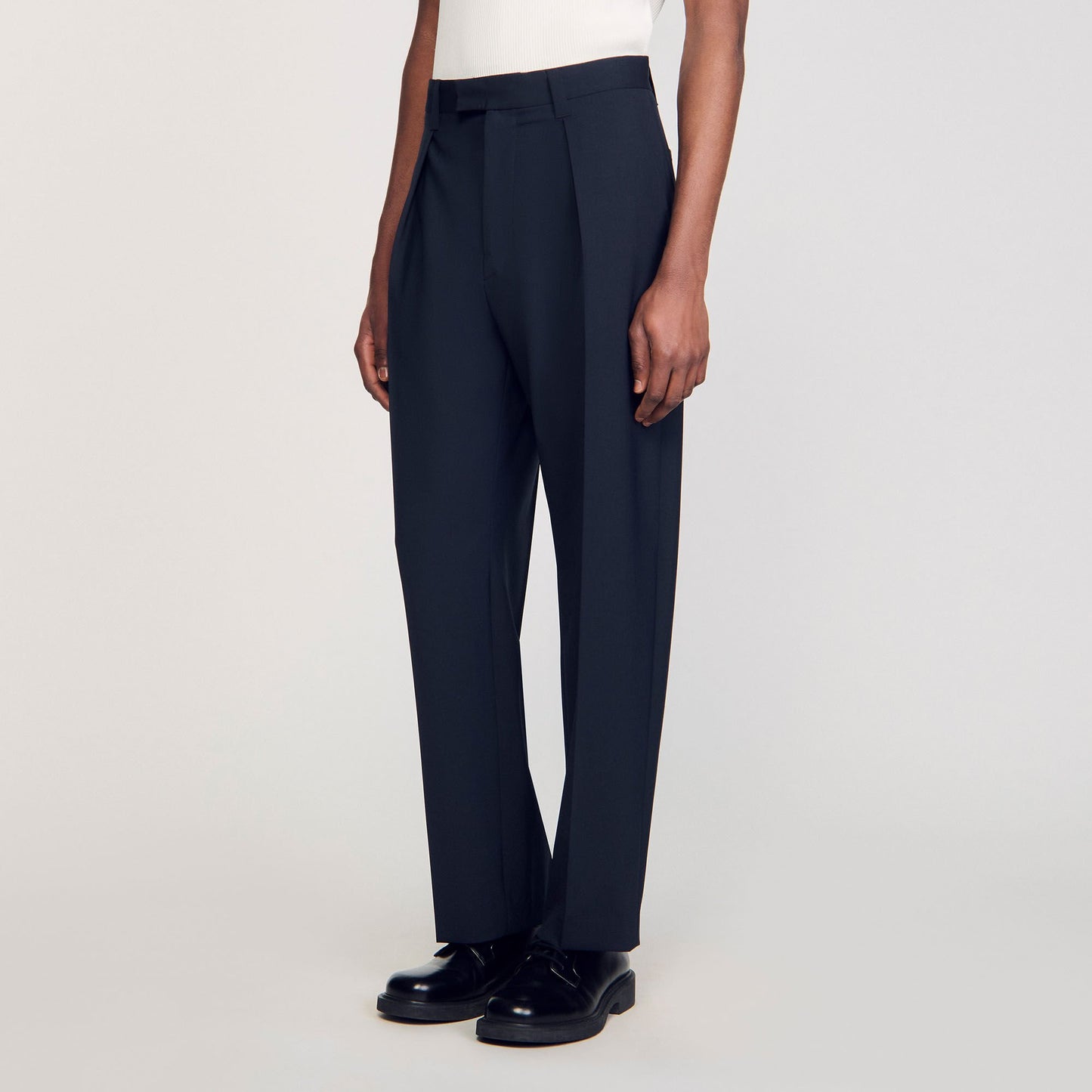 Sandro Suit trousers Navy Blue