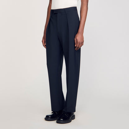Sandro Suit trousers Navy Blue