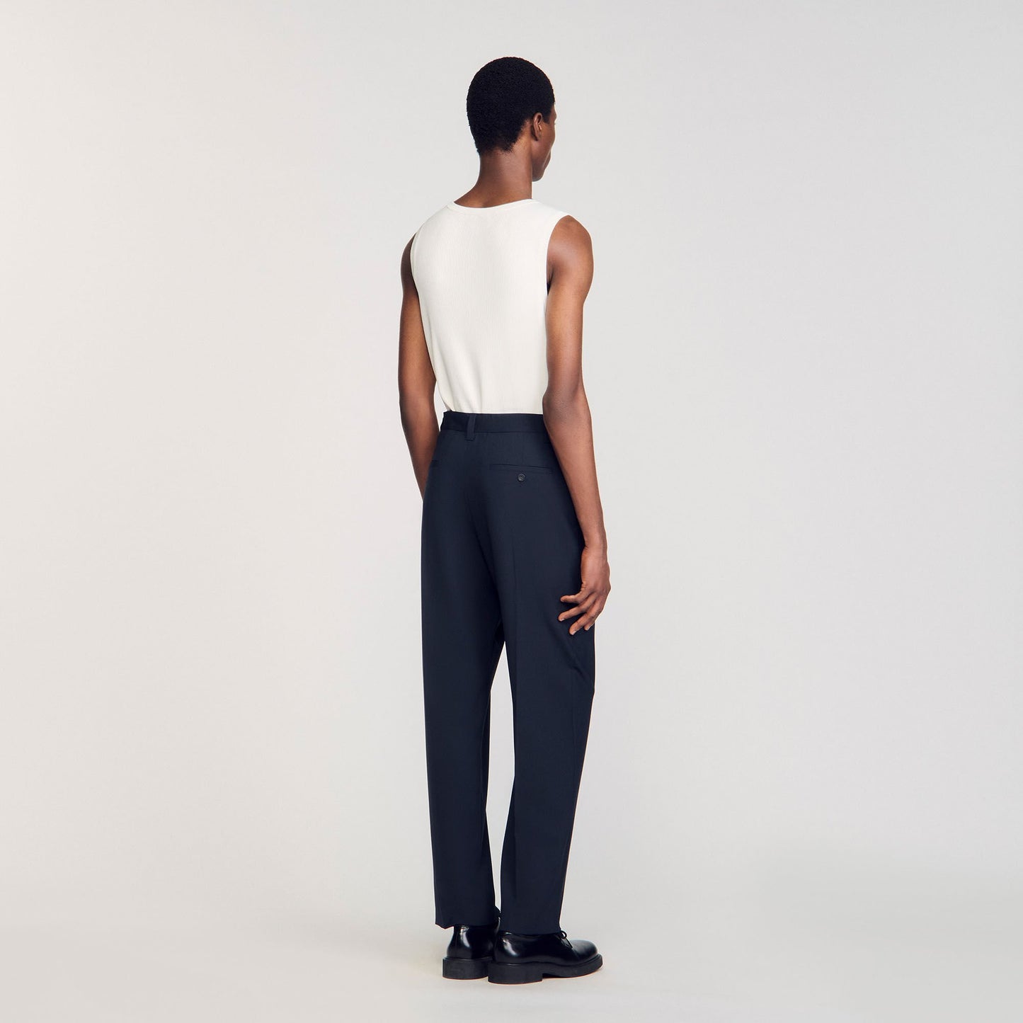Sandro Suit trousers Navy Blue