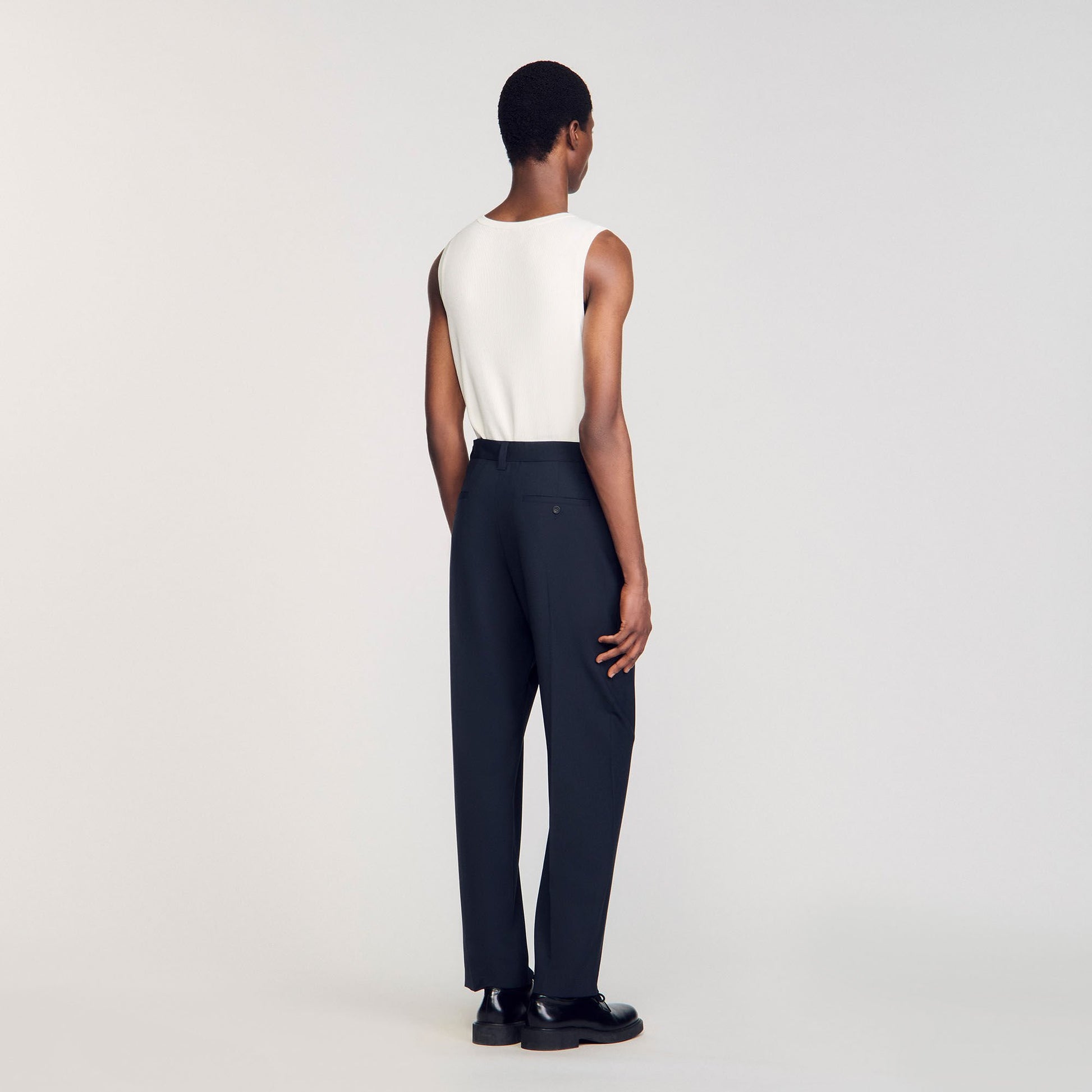 Sandro Suit trousers Navy Blue