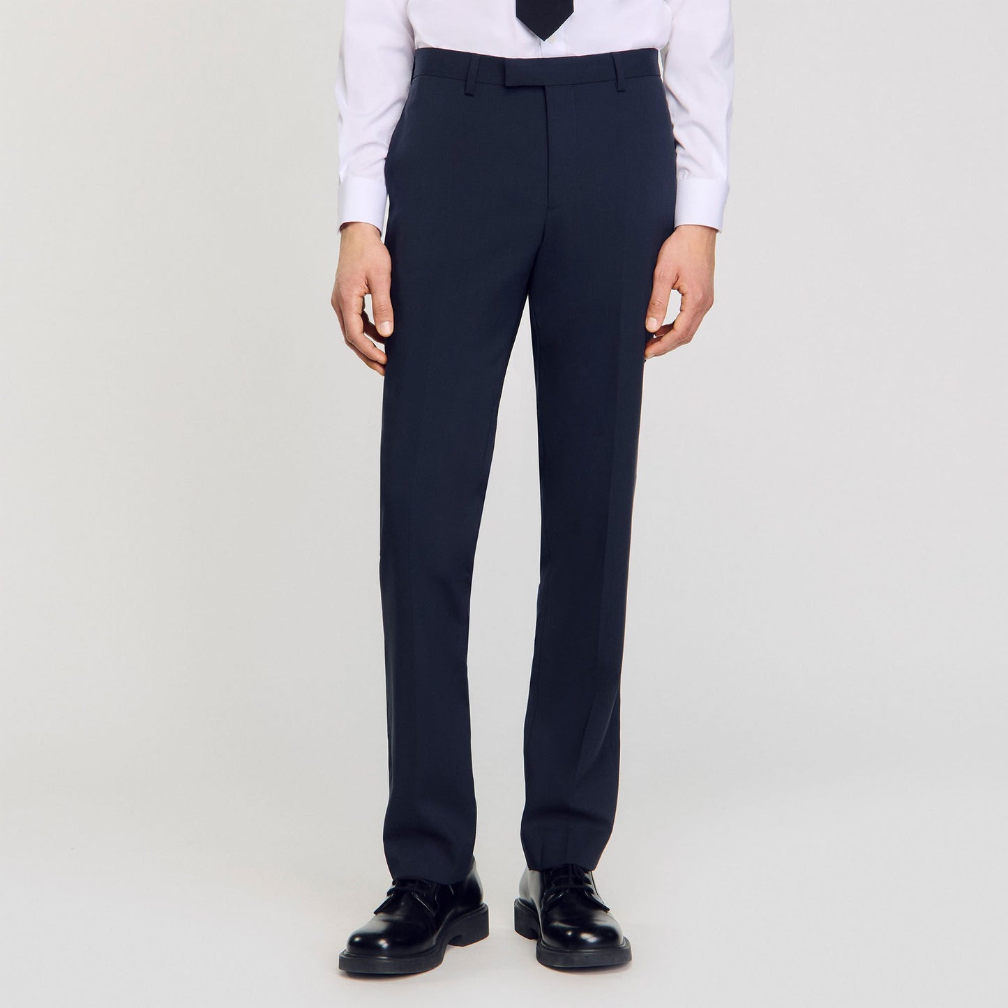 Sandro Wool suit trousers Midnight Blue