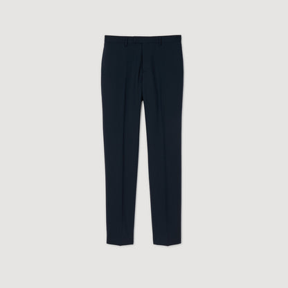 Sandro Wool suit trousers Midnight Blue