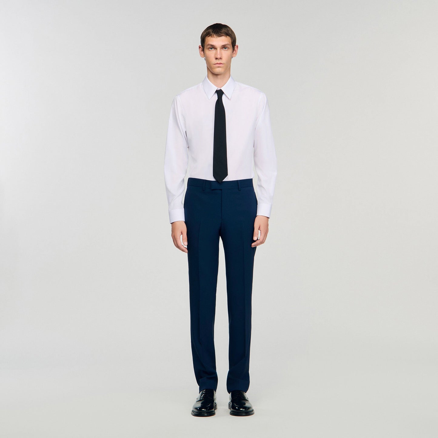 Sandro Wool suit trousers Royal Blue