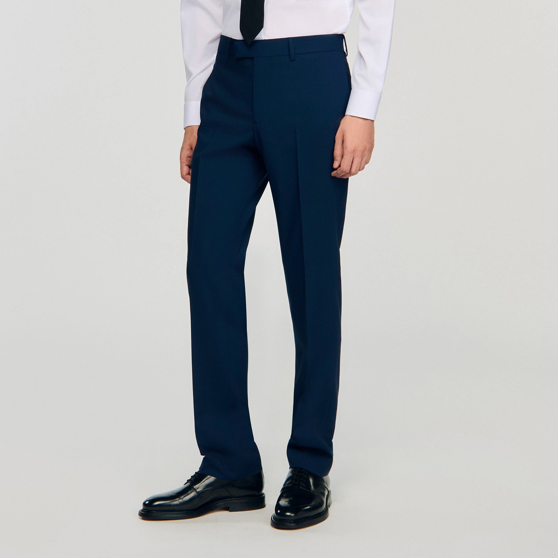Sandro Wool suit trousers Royal Blue