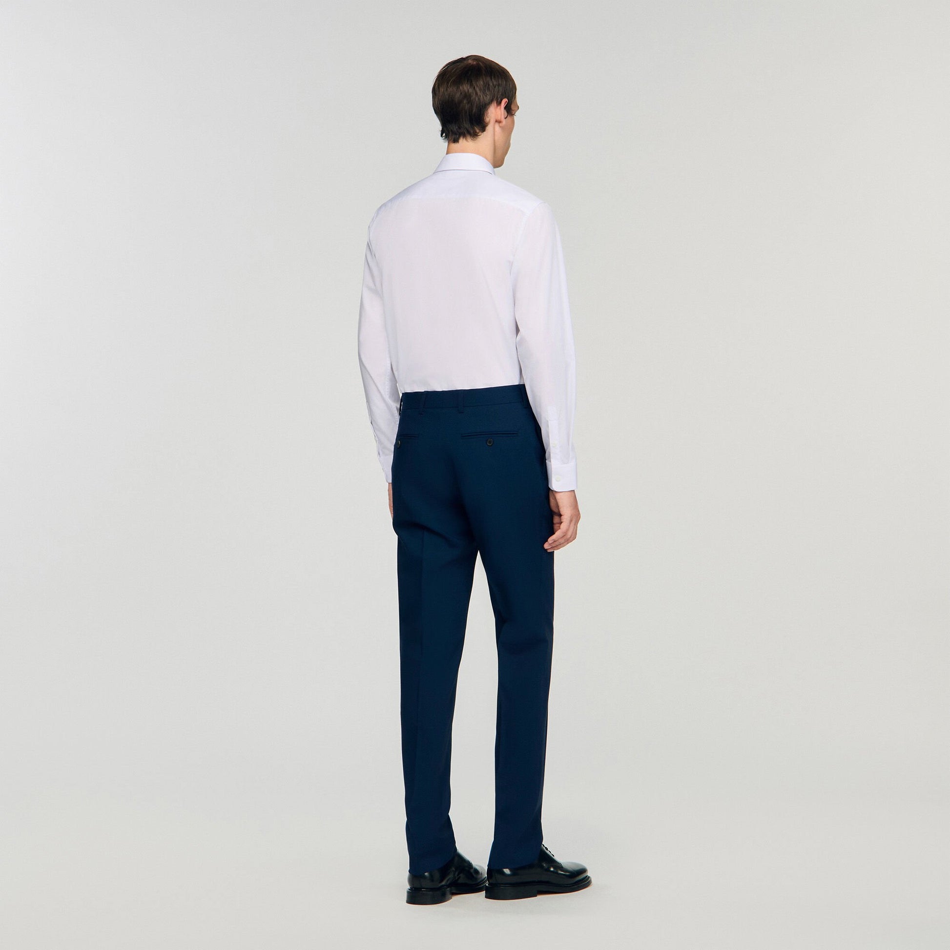 Sandro Wool suit trousers Royal Blue