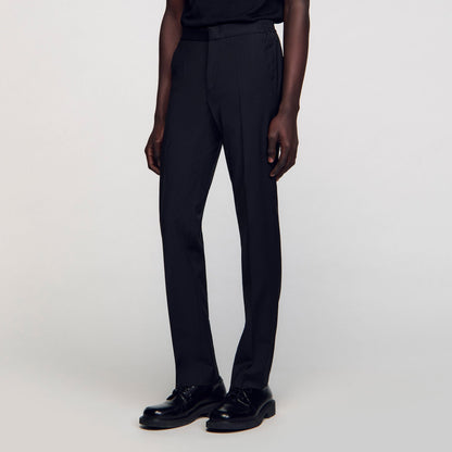 Sandro Elasticated trousers Black