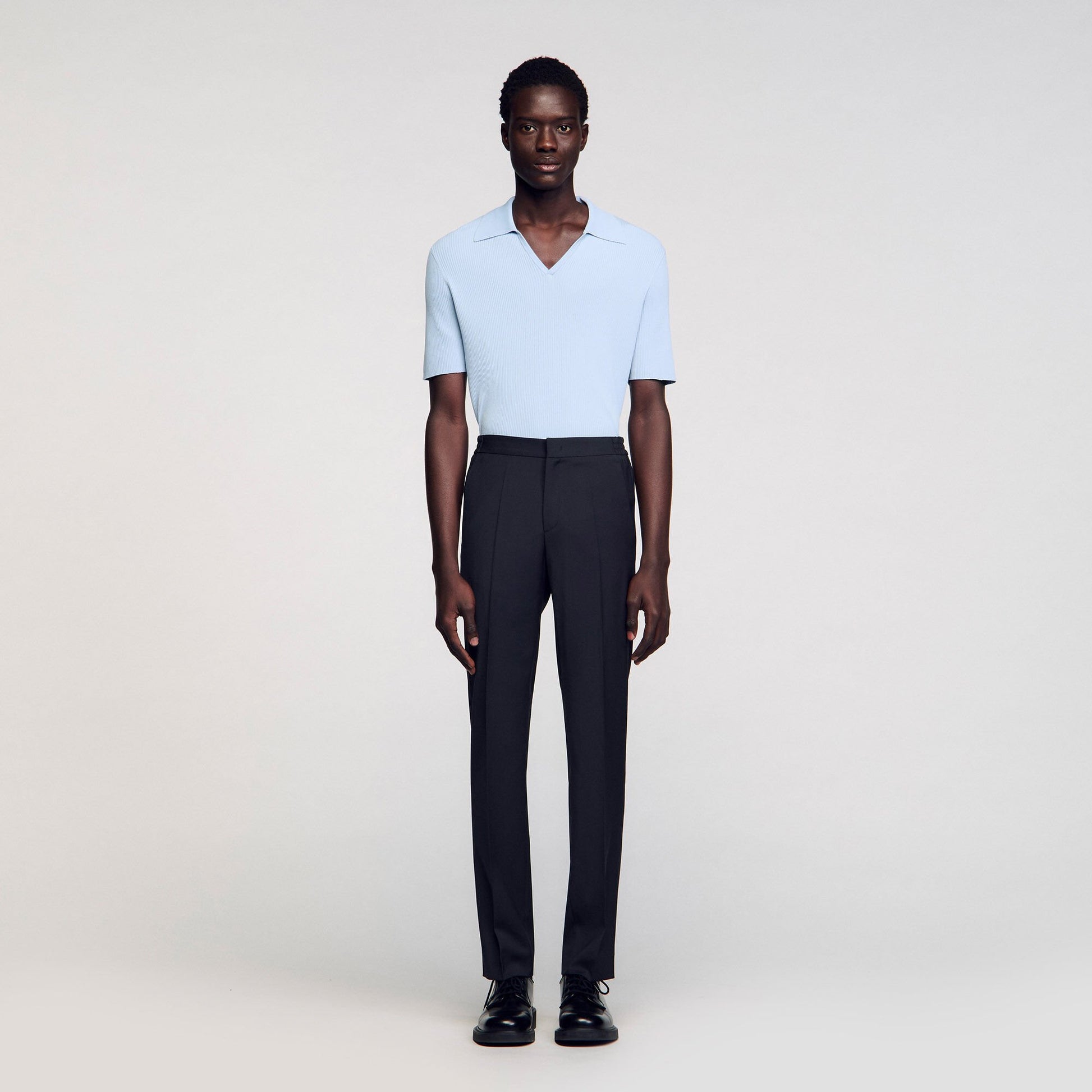 Sandro Elasticated trousers Fonte