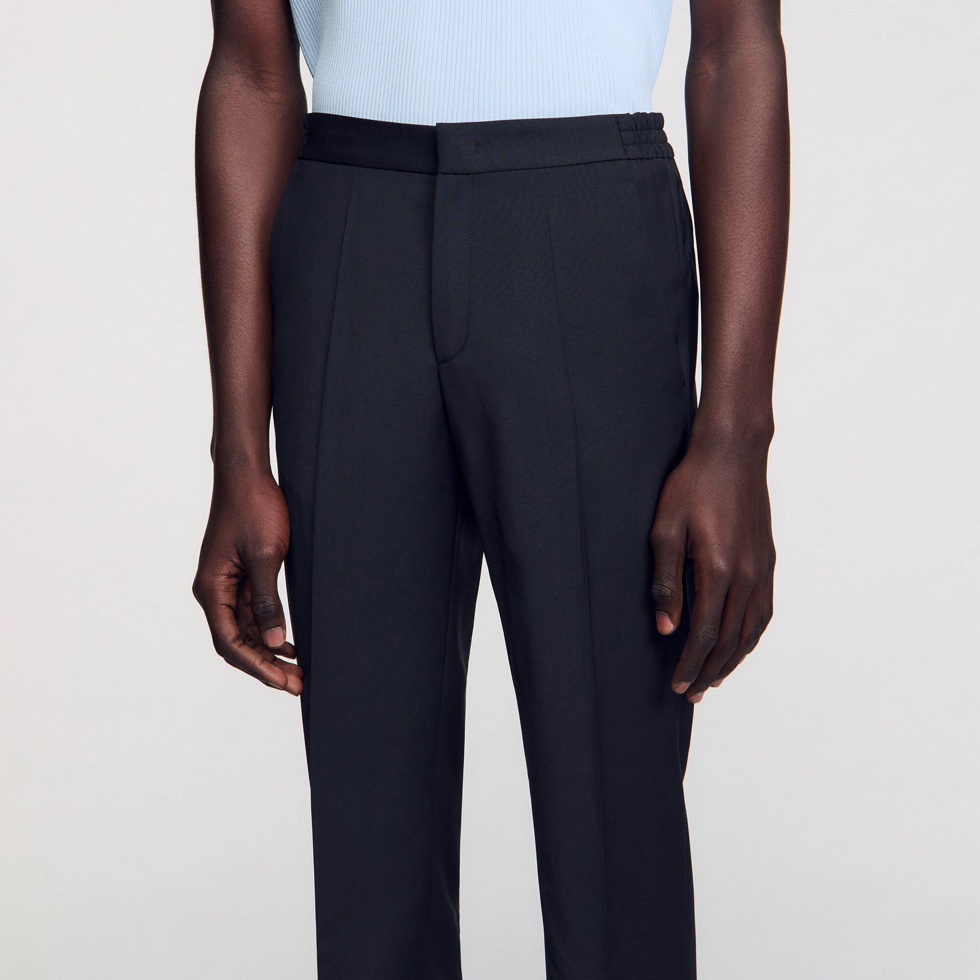 Sandro Elasticated trousers Fonte