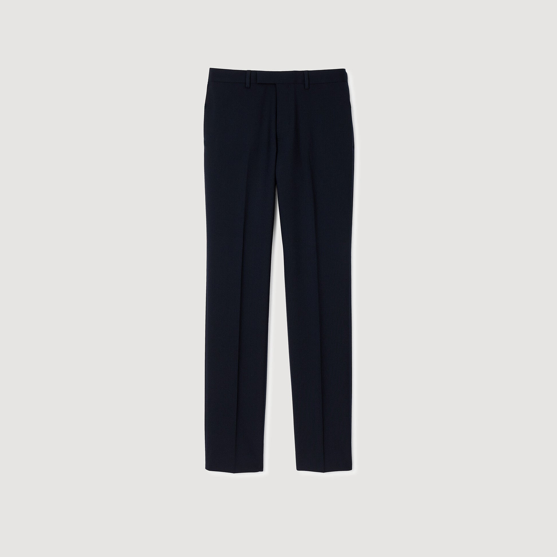 Sandro Wool suit trousers Navy Blue