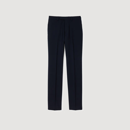 Sandro Wool suit trousers Navy Blue