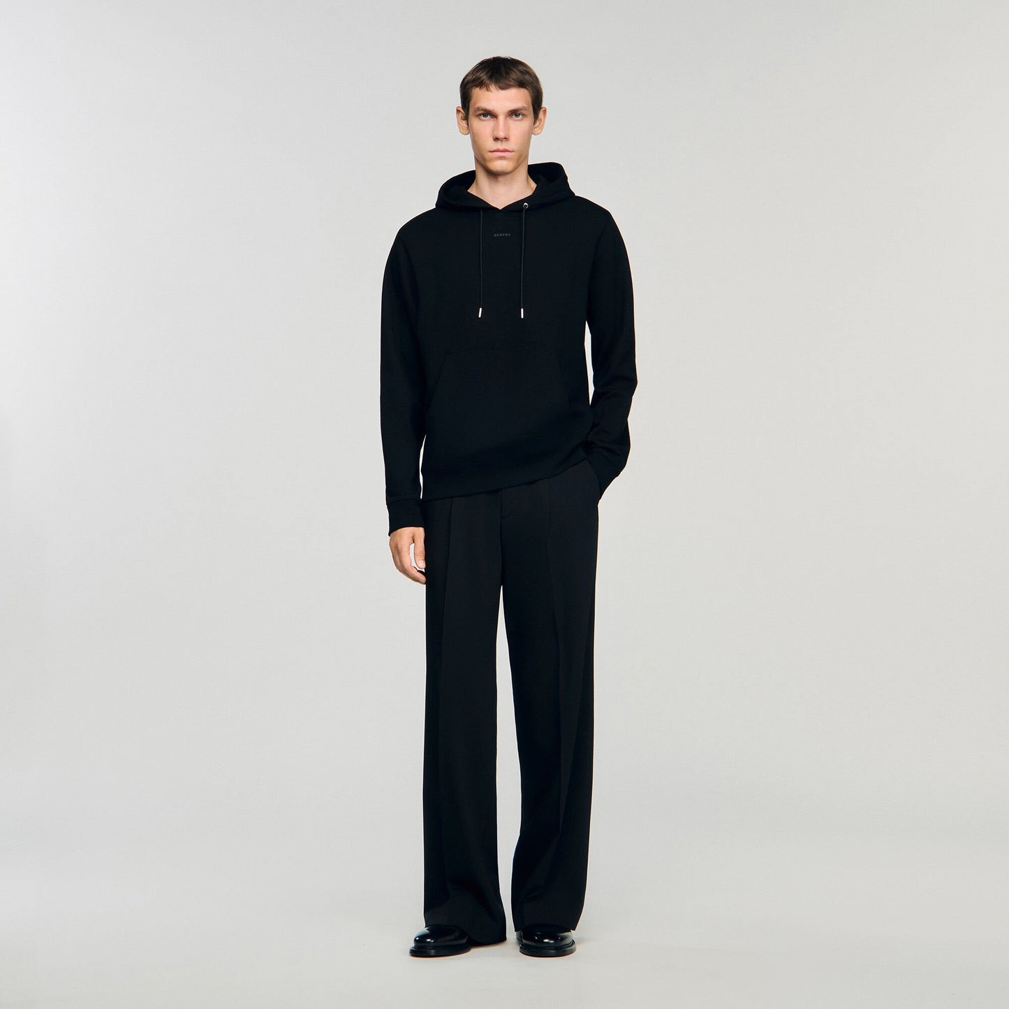 Sandro Logo hoodie Black